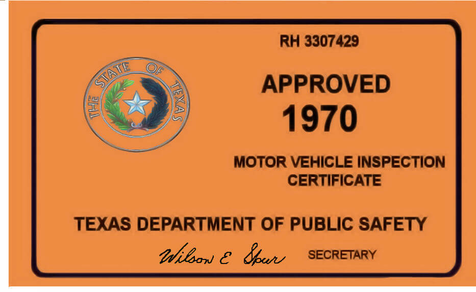 Texas Antique Car Inspection Requirements - Antique Cars Blog